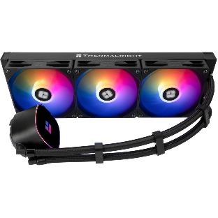 Система жидкостного охлаждения Thermalright Frozen Horizon 360 V2 ARGb Soc-AM5/AM4/1200/1700/1851 черный 4-pin 29.5dB Al Ret (F-HORIZON-360-BL-V2)