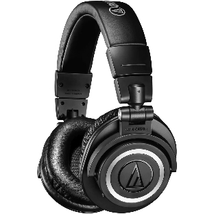 Беспроводные/проводные наушники Audio-Technica ATH-M50xBT2 черный, полноразмерные, Bluetooth + проводной, до 50 ч