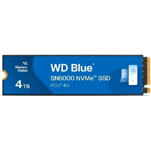 Накопитель SSD 4Tb WD Blue, NVMe, M.2 2280, PCI-E 4x4 R/W - 5500/5000 Mb/s