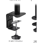 Кронштейн для монитора Kromax CASPER-505 черный 4 шт/уп. 10
