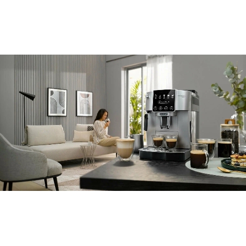 Кофемашина DeLonghi ECAM220.30.SB серебристо-черный, исп. кофе - зерновой/молотый, 1.8 л, 1450 Вт, 15 бар
