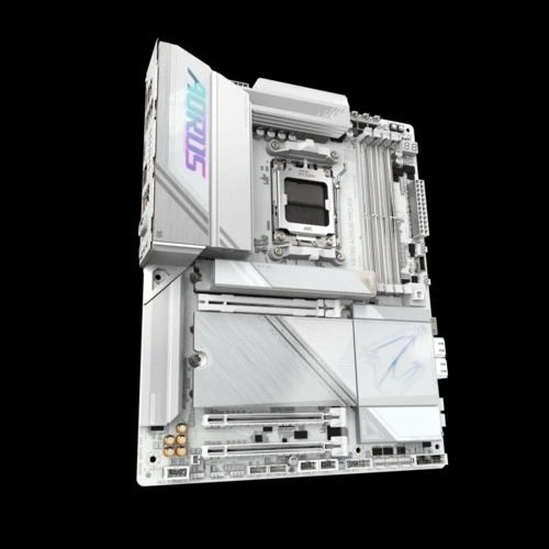 Материнская плата Gigabyte X870E AORUS PRO ICE, AM5, AMD X870E, 4xDDR5, 4xSATA, 4xM.2, 1xPCI-E 5.0 x16, 1xPCI-E 4.0 x4, 1xPCI-E 3.0 x4, 1xHDMI, 2xUSB-C, 1x 2.5Gb LAN, 2xUSB-A 3.2 Gen 2, 3xUSB-A 3.2 Gen 1, 2xUSB-A 2.0, 2x3.5 мм, TOSLINK, 7.1, 2xUSB4, 4xUSB-A 3.2 Gen 1, ATX