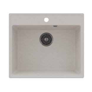 Кухонная мойка Maunfeld Perla 580 MFQS-580W кремовый