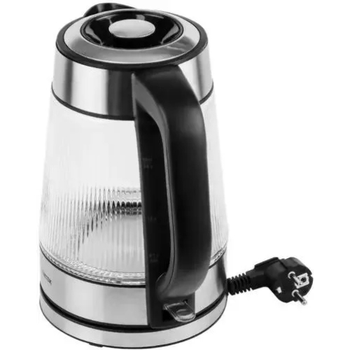 Чайник электрический Centek CT-0013 стекло, 2200 Вт, 1.8 л, серебристый