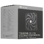 Вентилятор Thermaltake Toughfan EX14 Pro реверсивный 140x140x25mm черный 4-pin 31.6-34.1dB Ret (CL-F172-PL14BL-A)