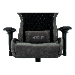 Кресло игровое Бюрократ VIKING 7 KNIGHT B FABRIC черный текстиль/эко.кожа крестовина металл/пластик