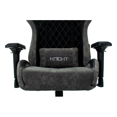 Кресло игровое Бюрократ VIKING 7 KNIGHT B FABRIC черный текстиль/эко.кожа крестовина металл/пластик
