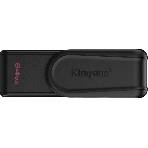 Флешка USB Kingston DataTraveler Exodia S (DTXS/64Gb), 64Gb, USB 3.2 Gen 1, R/W 150/60, черный