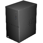 Компьютерный корпус CBR mATX Minitower V863, без БП, 1хUSB 3.0 Type C, 1хUSB 3.0, 1хUSB 2.0, HD Audio+Mic, черный PCC-MATX-V863-WPSU