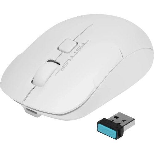 Мышь беспроводная A4Tech Fstyler FG16CS Air белый, 2000 dpi, радиоканал, USB, кнопки - 3
