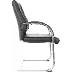 Кресло компьютерное Бюрократ T-8010-LOW-V/BLACK черный, искусственная кожа