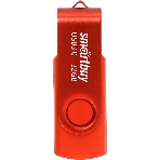 Флешка USB Smartbuy Twist Red (SB032GB3TWR), 32Gb, USB 3.0/3.1, R/W 70/40, красный