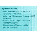 Роутер беспроводной TP-Link TL-MR100 N300 10/100BASE-TX/4G(3G) cat.4 черный