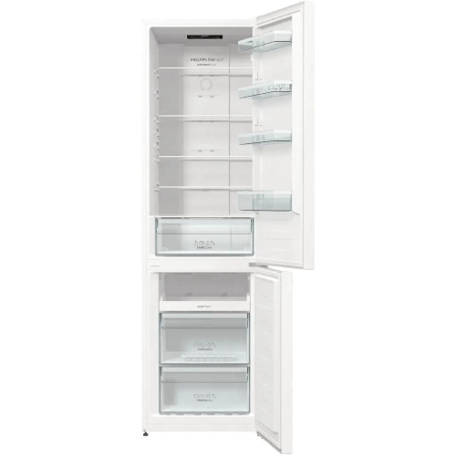 Холодильник Gorenje NRK6201PW4 белый двухкамерный 235/96л морозилка снизу, No Frost