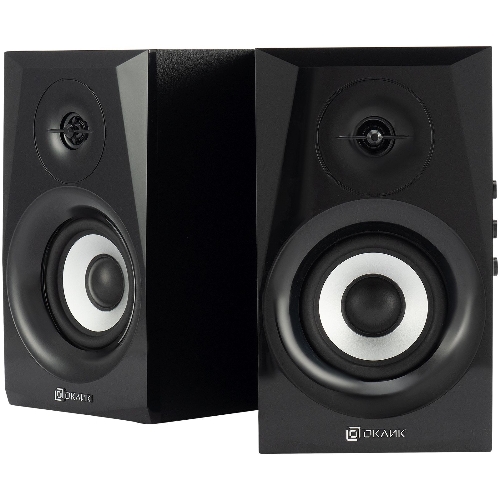 Акустическая система Oklick OK-166 BT 2.0 черный 40Вт