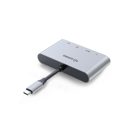 Распределитель Infobit iHub 301 3 подключения через 1 кабель USB-С