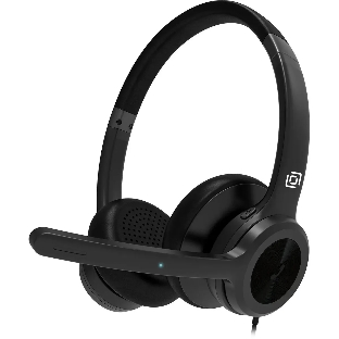 Гарнитура Oklick HS-L800 чёрный, проводная, USB