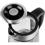 Чайник электрический Centek CT-0013 стекло, 2200 Вт, 1.8 л, серебристый