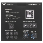 Вентилятор Thermaltake Toughfan EX14 Pro реверсивный 140x140x25mm черный 4-pin 31.6-34.1dB Ret (CL-F172-PL14BL-A)