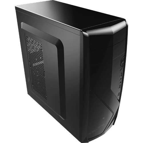 Компьютерный корпус Miditower Aerocool/Formula Cs-1102 черный ATX/micro ATX/mini ITX, USB 3.0 (без БП) 58133