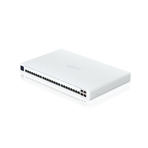 Коммутатор Ubiquiti UISP Switch Pro PoE-коммутатор, 24х 1G RJ45, 4х 10G SFP+, раздача 220 Вт