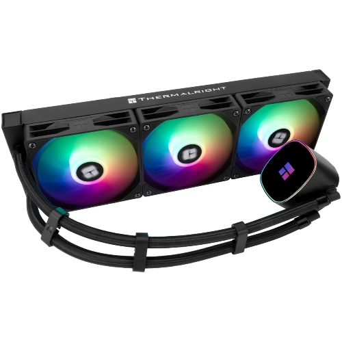Система жидкостного охлаждения Thermalright Frozen Horizon 360 V2 ARGb Soc-AM5/AM4/1200/1700/1851 черный 4-pin 29.5dB Al Ret (F-HORIZON-360-BL-V2)