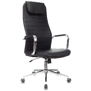 Кресло Бюрократ Chair Brt KB-9N/ECO/BLACK черный, экокожа