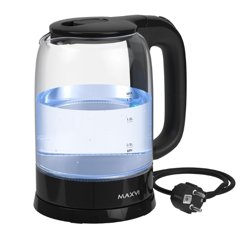 Чайник электрический Maxvi KE1741G черный