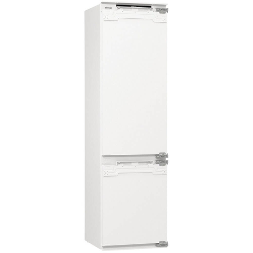 Встраиваемый холодильник Gorenje NRKI519E82WF, 193 см, электронное управление, цифровой дисплей, Wi-Fi, NoFrost Dual, Multiflow 360, контейнер CrispZone с контролем влажности, функция ConvertActive, AdaptTech, MultiAdjust, жесткое крепление, инверторный компрессор, уровень шума 35 дБ