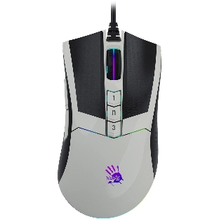 Мышь проводная A4Tech Bloody W90 Max белый/черный, 10000 dpi, USB, кнопки - 10