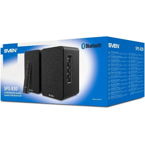 Акустическая система SVEN АС SPS-830 2.0 черный 60Вт BT