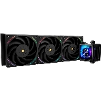 Система жидкостного охлаждения Thermalright Elite Vision 360 (360mm, LED, Black, ARGB/Fans: 3x120mm, 69CFM, 27dBA, 2150RPM/Pump height 63mm, Rad thickness 27mm/S: 1700, 1200, 1851, 115X, 2011, 2066, AM5, AM4)