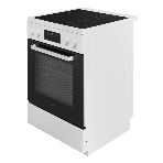 Плита электрическая Maunfeld MEC611CW09TD белый, конфорок 4 шт, духовка 59 л, 60 см x 85 см x 63 см