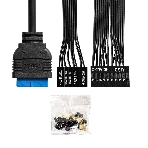 Компьютерный корпус Desktop ExeGate MI-302U-300 (mATX/mini-ITX, TPS300 8см, 1хUSB+1хUSB 3.0, HD аудио, черный)