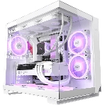 Компьютерный корпус без блока питания Case PCCooler C3T500 ARGB WH, Midi-Tower, TG, 6x120мм ARGB, 1xUSB-C 3.1 + 2xUSB-A 3.0, ATX, mATX, mITX белый