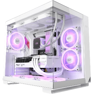 Компьютерный корпус без блока питания Case PCCooler C3T500 ARGB WH, Midi-Tower, TG, 6x120мм ARGB, 1xUSB-C 3.1 + 2xUSB-A 3.0, ATX, mATX, mITX белый