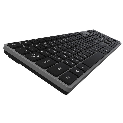 Клавиатура беспроводная Maxvi KWS-02 dark grey