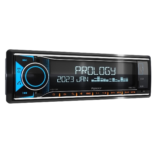 Автомагнитола Prology CMD-340, 1 DIN, Bluetooth, USB Type-A, AUX, пульт ДУ