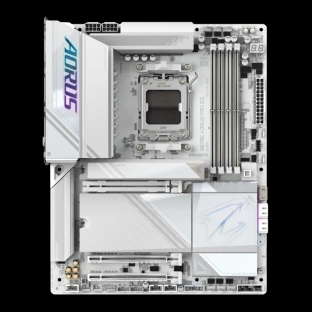 Материнская плата Gigabyte X870E AORUS PRO ICE, AM5, AMD X870E, 4xDDR5, 4xSATA, 4xM.2, 1xPCI-E 5.0 x16, 1xPCI-E 4.0 x4, 1xPCI-E 3.0 x4, 1xHDMI, 2xUSB-C, 1x 2.5Gb LAN, 2xUSB-A 3.2 Gen 2, 3xUSB-A 3.2 Gen 1, 2xUSB-A 2.0, 2x3.5 мм, TOSLINK, 7.1, 2xUSB4, 4xUSB-A 3.2 Gen 1, ATX