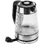 Чайник электрический Centek CT-0013 стекло, 2200 Вт, 1.8 л, серебристый
