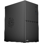 Компьютерный корпус CBR mATX Minitower V863, без БП, 1хUSB 3.0 Type C, 1хUSB 3.0, 1хUSB 2.0, HD Audio+Mic, черный PCC-MATX-V863-WPSU
