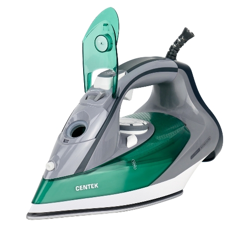 Утюг Centek CT-2309 зеленый/серый, 2800 Вт, 40 г/мин, 145 г/мин, 270 мл