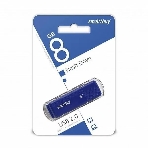 Флешка USB Smartbuy Dock Blue (SB8GbDK-B), 8Gb, USB 2.0, R/W 15/5, синий
