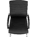 Кресло компьютерное Бюрократ T-8010-LOW-V/BLACK черный, искусственная кожа