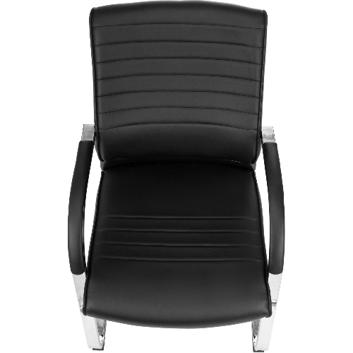 Кресло компьютерное Бюрократ T-8010-LOW-V/BLACK черный, искусственная кожа