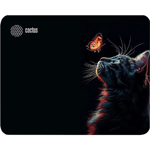Коврик для мыши Cactus Night Cat 220x180x2мм (CS-MP-P12XS)