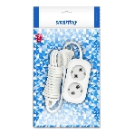 Удлинитель бытовой Smartbuy (SBE-10-2-05-N) 2 гнз х 5,0 м (10А/2.2 кВт, ПВС 2х1.0)