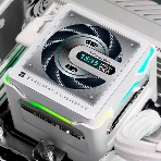 Система жидкостного охлаждения Thermalright Elite Vision 360 (360mm, LED, White, ARGB/Fans: 3x120mm, 69CFM, 27dBA, 2150RPM/Pump height 63mm, Rad thickness 27mm/S: 1700, 1200, 1851, 115X, 2011, 2066, AM5, AM4)