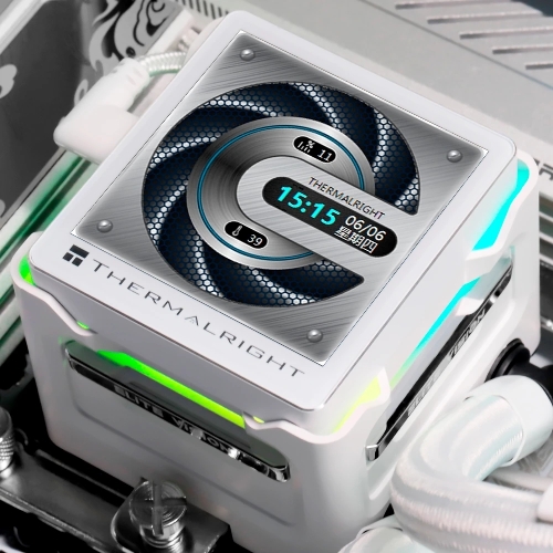 Система жидкостного охлаждения Thermalright Elite Vision 360 (360mm, LED, White, ARGB/Fans: 3x120mm, 69CFM, 27dBA, 2150RPM/Pump height 63mm, Rad thickness 27mm/S: 1700, 1200, 1851, 115X, 2011, 2066, AM5, AM4)