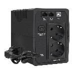 Источник бесперебойного питания ExeGate Power Back BNB-650.LED.AVR.2SH.RJ.USB (650VA/360W, LED, AVR,2*Schuko, RJ45/11, USB, батарея 12V 7.2Ah, Black)